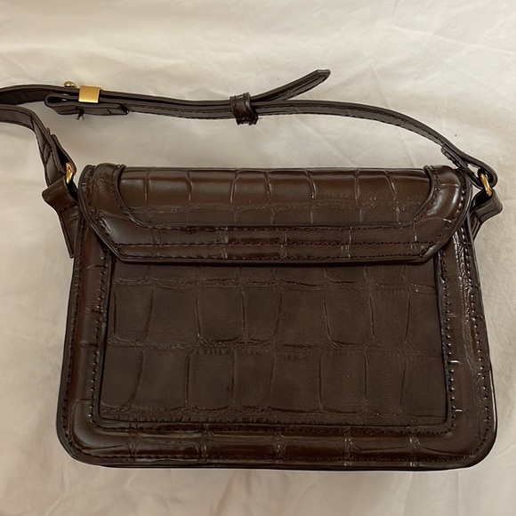 Zara Animal Print Brown Crossbody Bag - Picture 7 of 8
